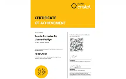 FoodCheck Certificate