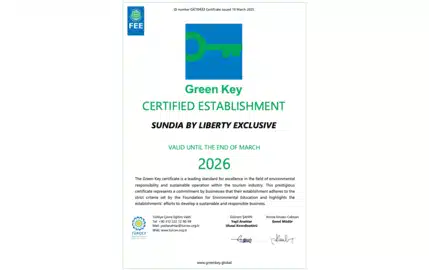 Green Key Certificate 2025