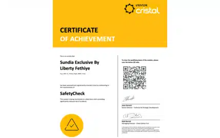 SafetyCheck Certificate