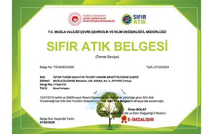 Sıfır Atık Sertifikası