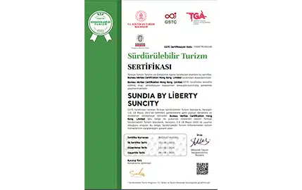 Sürdürülebilir Turizm Sertifikası