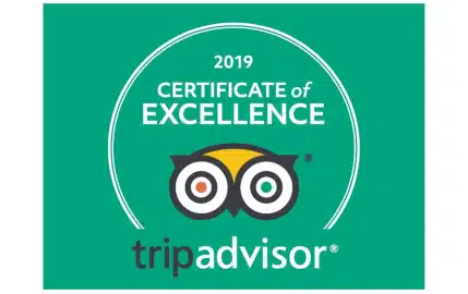 Tripadvisor Certificate of Excellence 2019
